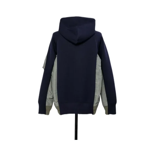 Sponge Sweat X Nylon Twill Hoodie