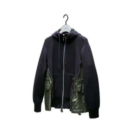 Sponge Sweat X Nylon Twill Hoodie