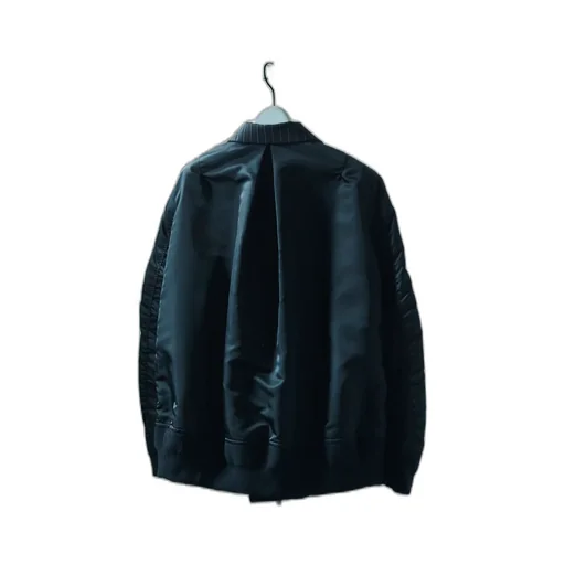 Stripe Doeskin X Nylon Twill Jacket