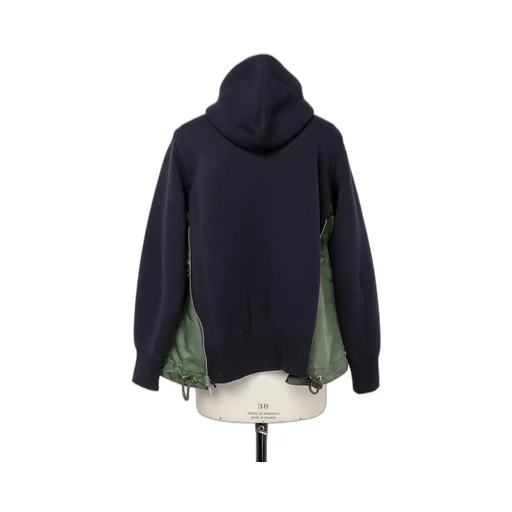 Sponge Sweat X Nylon Twill Hoodie