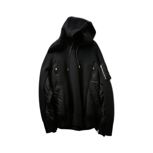 Sponge Sweat X Nylon Twill Hoodie