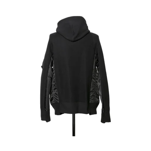Sponge Sweat X Nylon Twill Hoodie