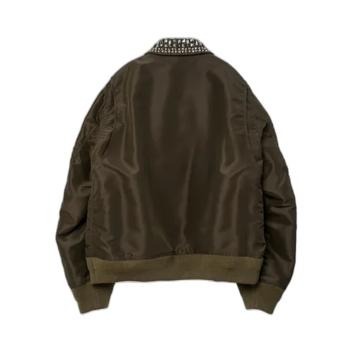 Studded Nylon Twill Blouson
