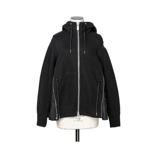 Sponge Sweat X Nylon Twill Hoodie