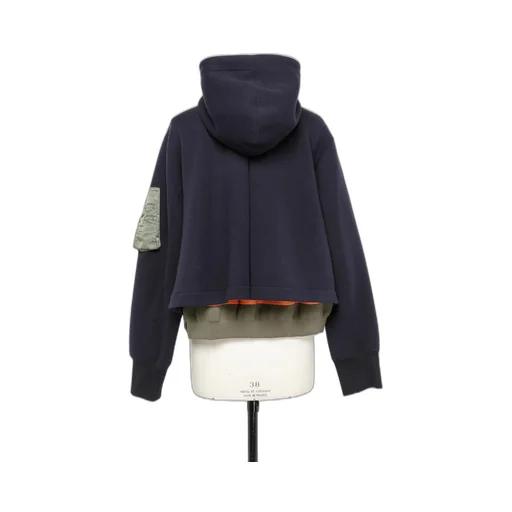 Sponge Sweat X Nylon Twill Hoodie