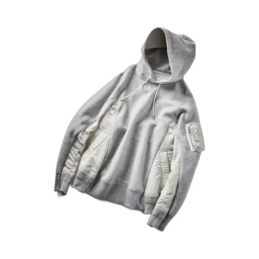 Sponge Sweat X Nylon Twill Hoodie