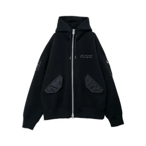 Studded Sponge Sweat Hoodie