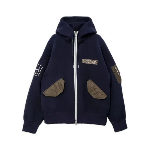 Studded Sponge Sweat Hoodie