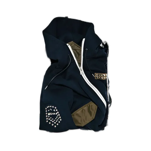 Studded Sponge Sweat Hoodie
