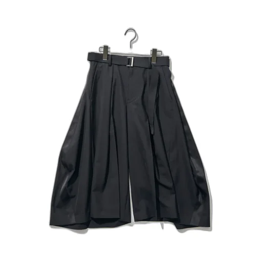 Sacai Wide-Leg Cropped Trousers