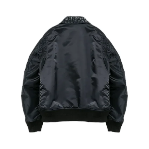 Studded Nylon Twill Blouson