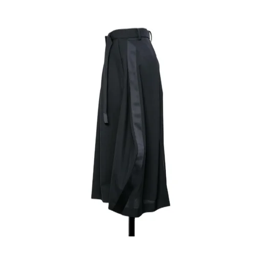 Sacai Wide-Leg Cropped Trousers