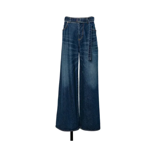 Wide Denim Pants