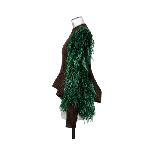 Wool Hairy Knit Pullover