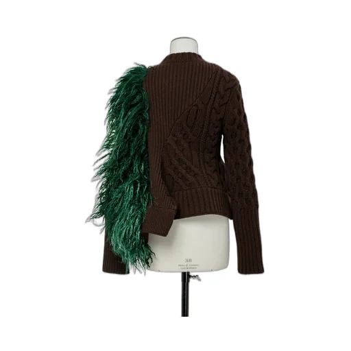 Wool Hairy Knit Pullover