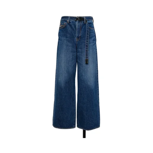 Wide Denim Pants