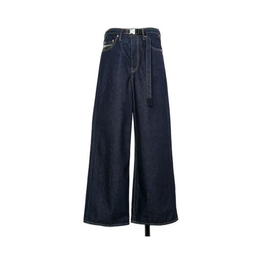 Wide Denim Pants