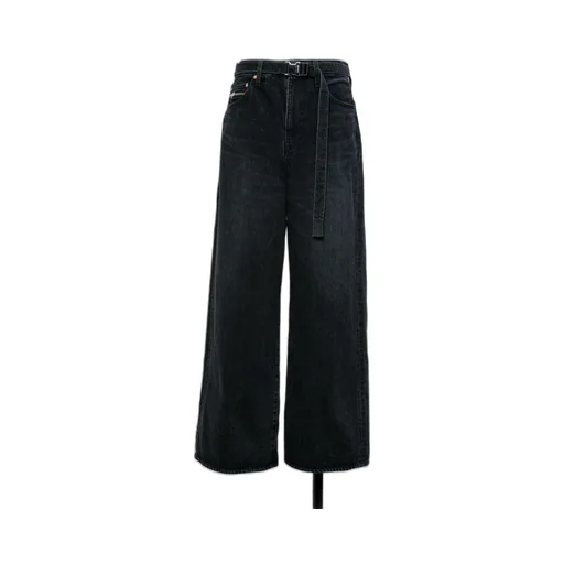 Wide Denim Pants