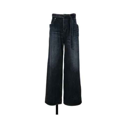 Wide Denim Pants