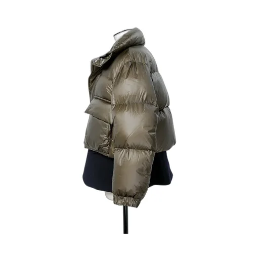 Wool Melton X Puffer Blouson