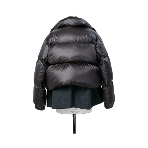 Wool Melton X Puffer Blouson