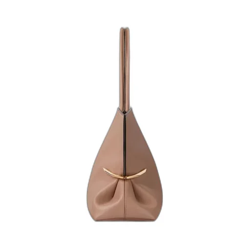 Pinch Squeezed Horizontal Tote Bag In Nappa Leather