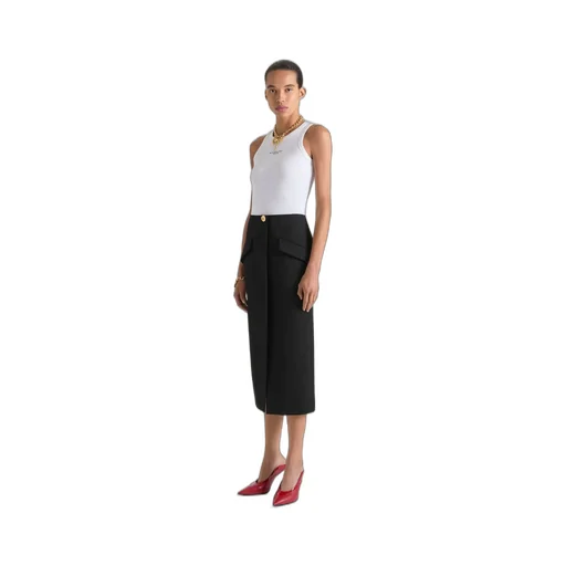 Midi Skirt In Wool