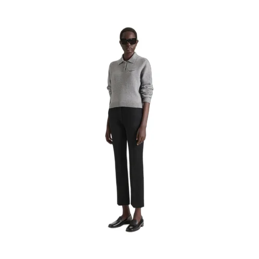 Slim Fit Tailored Pants In Crepe Cady