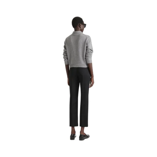 Slim Fit Tailored Pants In Crepe Cady