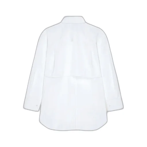Asymmetric Shirt In Poplin