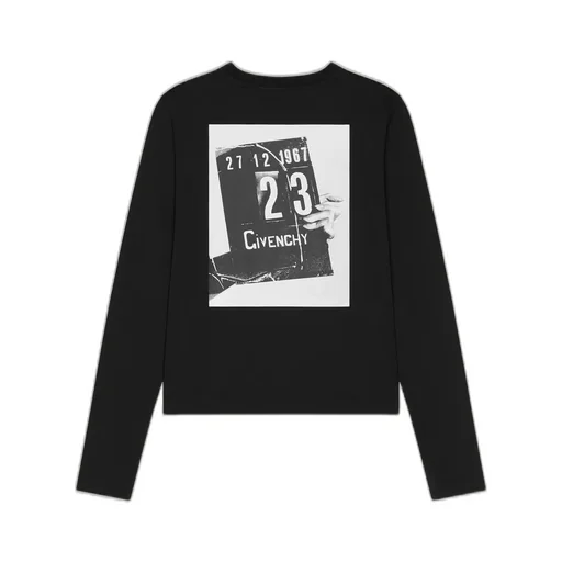 T-Shirt In Cotton With Givenchy Clapperboard Print