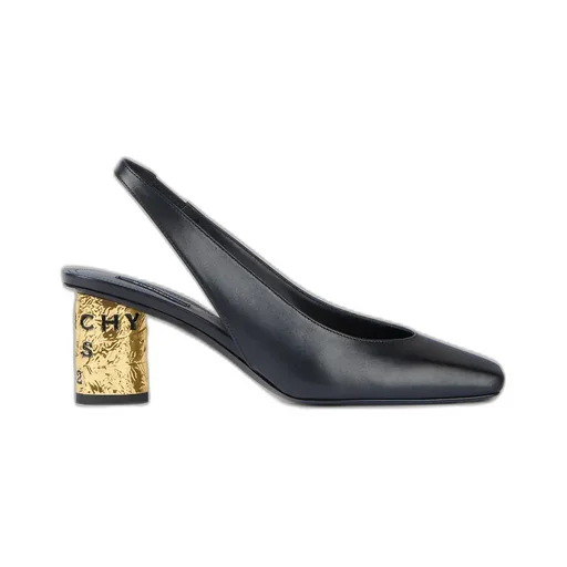 Tape Slingbacks In Leather