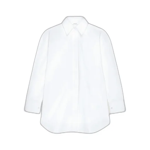 Asymmetric Shirt In Poplin