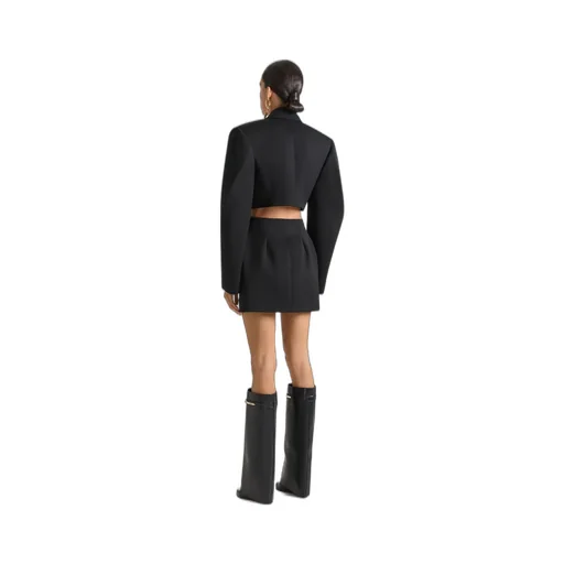 Mini Skirt In Wool