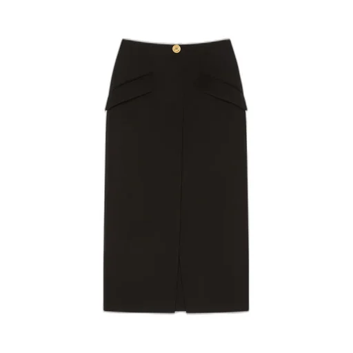 Midi Skirt In Wool