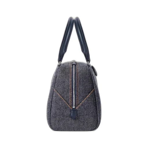 Medium Antigona East-West Soft Bag In Denim