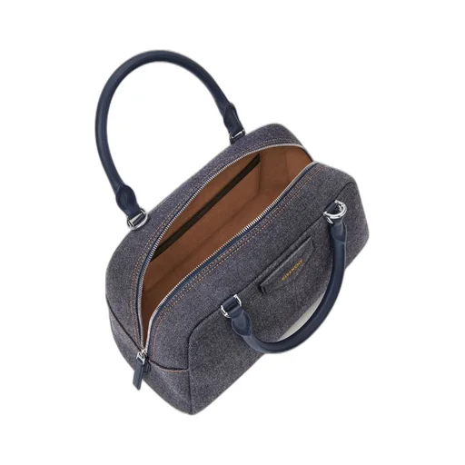 Medium Antigona East-West Soft Bag In Denim