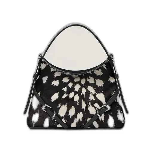 Nano Voyou Bag In Pony Effect Leather With Animal Print