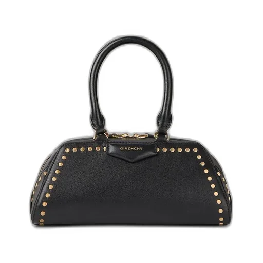 Mini Antigona East-West Bag In Box Leather With Studs Detail