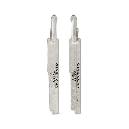 Givenchy Tape Earrings In Metal And Enamel