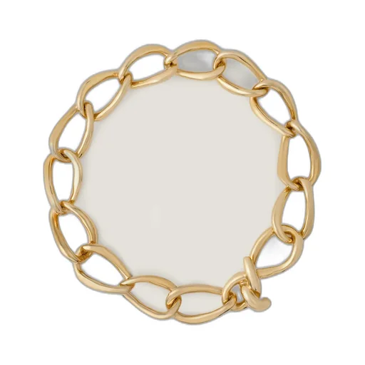 Chain Link Necklace In Metal