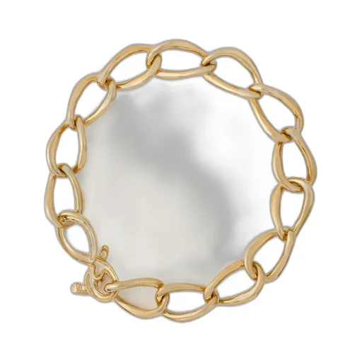 Chain Link Necklace In Metal