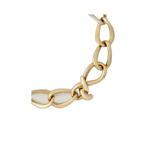 Chain Link Necklace In Metal
