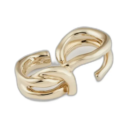 Chain Link Double Fingers In Metal