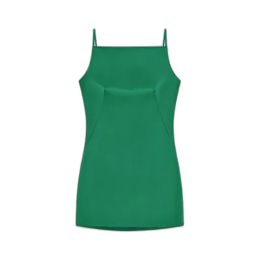 Sliced Mini Dress In Satin