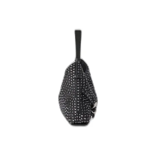 Nano Voyou Bag In Leather With Strass