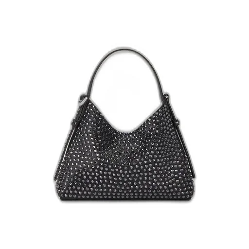 Nano Voyou Bag In Leather With Strass