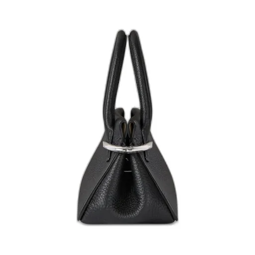 Medium Pinch Bag In Grained Leather