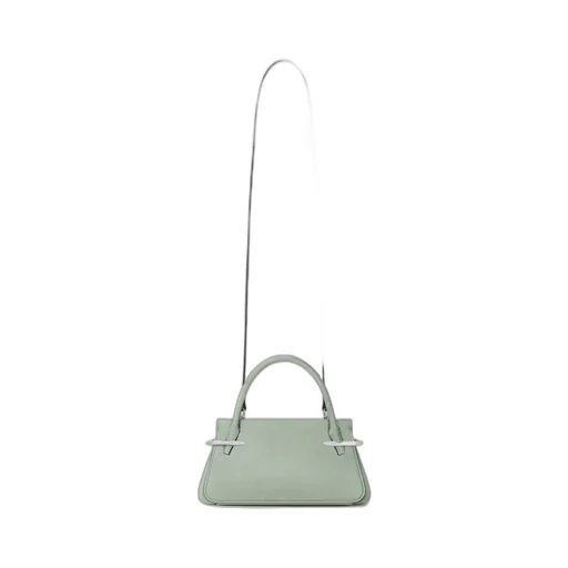 Mini Pinch Bag In Grained Leather