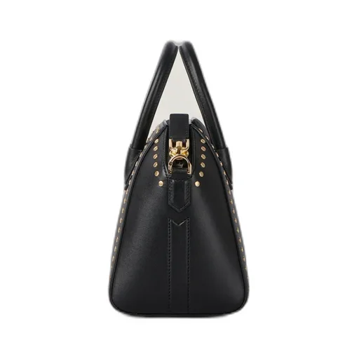 Mini Antigona Bag In Box Leather With Studs Detail